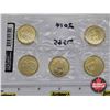 Image 6 : RCM Canada 2014 Lucky Loonie Five-Coin Mint Packs (2) (10 Coins Total)