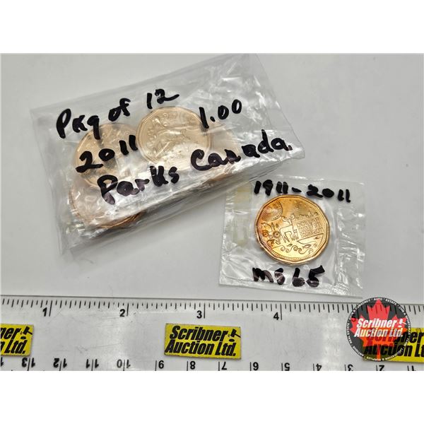 Canada Loonies (13) : Parks Canada