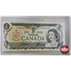 Image 3 : Canada $1 Bills 1973 (3 Sequential) : Crow/Bouey #ECM4267049-050-051