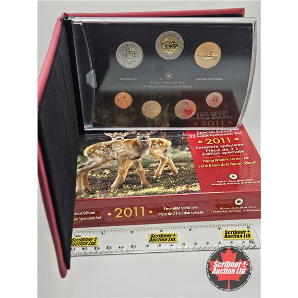 RCM Canada 2011 Special Edition $2 Specimen Set : Young Elk (COA #1859)