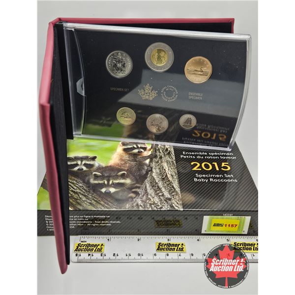 RCM Canada 2015 Special Edition $2 Specimen Set : Baby Raccoon (COA #4799)