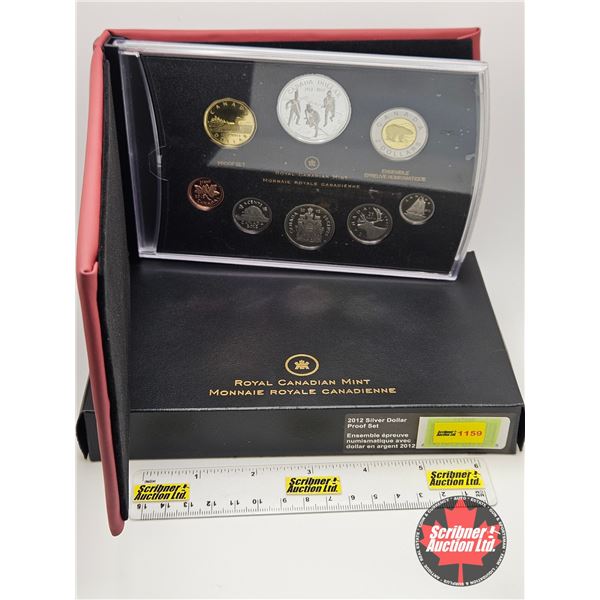 RCM Canada 2012 Silver Dollar Proof Set : War of 1812 (COA #2795) (Note: The Proof Dollar is 99.99% 