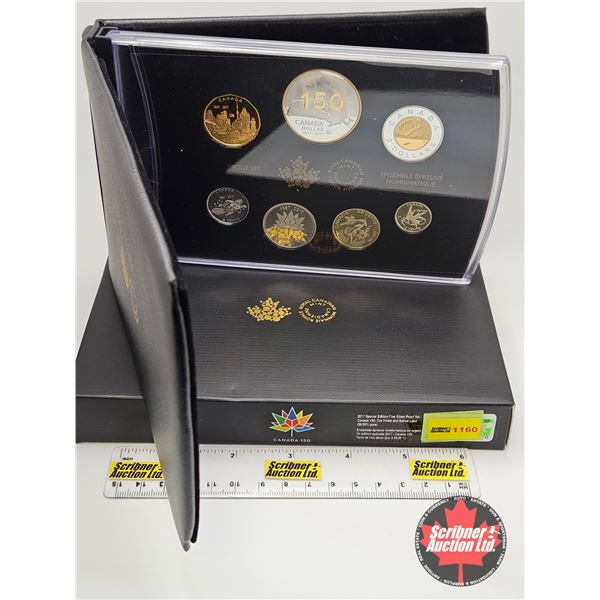 RCM Canada 2017 Special Edition Fine Silver Proof Set : Canada 150 : Our Home and Native Land (COA #