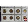 Image 3 : Canada Toonies (16) : 1996; 1996; 2004; 1996-2006; 2007; 2008; 2011; 2012; 2014; 2015; 2015; 2015; 2