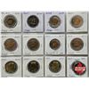 Image 2 : Canada Toonies (20) : 1996-2006; 2007; 2008; 2009; 2010; 2011; 2011; 2012; 2014; 2015; 2015; 2017; 2