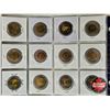 Image 5 : Canada Toonies (20) : 1996-2006; 2007; 2008; 2009; 2010; 2011; 2011; 2012; 2014; 2015; 2015; 2017; 2