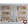 Image 1 : Canada $2 Bills 1986 (6) : Thiessen/Crow : Prefixes (BUW / BUZ / BUV)