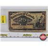 Image 1 : Dominion of Canada 1900 Twenty Five Cent "Shinplaster" : Boville