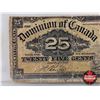 Image 2 : Dominion of Canada 1900 Twenty Five Cent "Shinplaster" : Boville