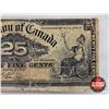 Image 3 : Dominion of Canada 1900 Twenty Five Cent "Shinplaster" : Boville