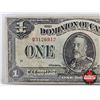 Image 2 : Dominion of Canada $1 Bill : 1923 "Black Seal" : Campbell/Sellar #D3126912