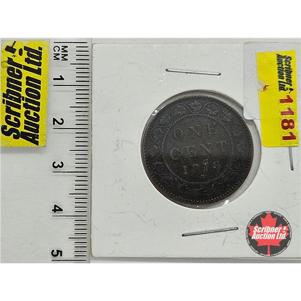 Canada Large Cent 1876H