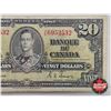 Image 3 : Bank of Canada $20 Bill 1937 : Coyne/Towers #HE6953532
