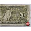 Image 6 : Bank of Canada $20 Bill 1937 : Coyne/Towers #HE6953532