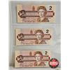 Image 6 : Canada $2 Bills 1986 (6) : Thiessen/Crow : Prefix "EGG"