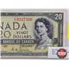 Image 2 : Canada $20 Bill 1954DF "Devil's Face" : Coyne/Towers #AE3937306