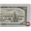 Image 5 : Canada $20 Bill 1954DF "Devil's Face" : Coyne/Towers #AE3937306