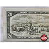 Image 6 : Canada $20 Bill 1954DF "Devil's Face" : Coyne/Towers #AE3937306