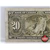 Image 5 : Bank of Canada $20 Bill 1937 : Gordon/Towers #BE9028055