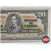 Image 3 : Bank of Canada $20 Bill 1937 : Gordon/Towers #EE8590690