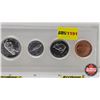 Image 3 : Canada Coins Centennial 1967 (Hardshell Case) : One Cent; Five Cent; Ten Cent; Twenty Five Cent; Fif