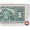 Image 6 : Bank of Canada $1 Bill 1937 : Coyne/Towers #SN8398778 (BCS Cert : Very Fine 20)