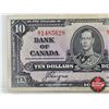 Image 2 : Bank of Canada $10 Bill 1937 : Coyne/Towers #MT1485628