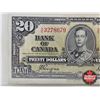 Image 2 : Bank of Canada $20 Bill 1937 : Coyne/Towers #HE3278079