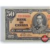 Image 2 : Bank of Canada $50 Bill 1937 : Gordon/Towers #BH2133450