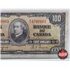 Image 3 : Bank of Canada $100 Bill 1937 : Coyne/Towers #BJ4780461
