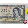 Image 2 : Canada $20 Bill 1954DF "Devil's Face" : Beattie/Coyne #DE9781679
