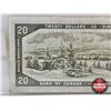 Image 6 : Canada $20 Bill 1954DF "Devil's Face" : Beattie/Coyne #DE9781679