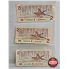Image 5 : Canada $2 Bills 1986 (11) : Variety Signatures / Prefixes