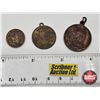 Image 5 : British Coins/Weight (3): - Brass Weight  - 1902 Commemorative Medal King Edward VII Queen Alexandra