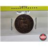 Image 2 : Great Britain 1872 One Farthing : Victoria
