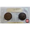 Image 8 : United Kingdom Half Penny / One Penny (8) :  - One Penny : 1863; 1927; 1860; 1936; 1915; 1935 - Half