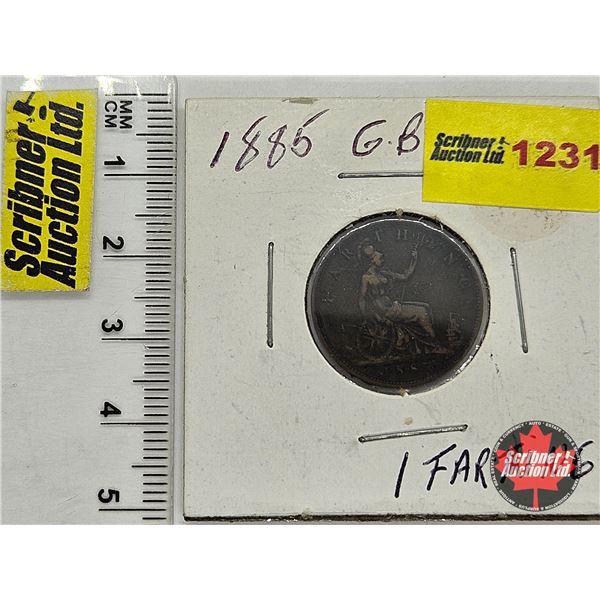 United Kingdom 1885 : Farthing