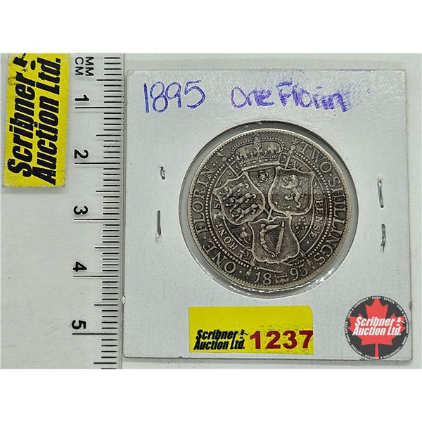 Great Britain One Florin 1895 (Silver .925)