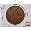 Image 3 : Province du bas Canada Un Sou 1837 : Bank Token Half Penny Tokens (2)