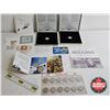 Image 1 : Junior Collector Combo : - Canadian Tire Coins - Canada Millenium Quarter - RCM Canada Millenium Coi