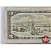 Image 5 : Canada $20 Bill 1954 : Beattie/Rasminsky #GW1115182
