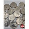 Image 3 : Canada Twenty Five Cent 1973 RCMP (25 Coins)