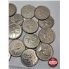 Image 4 : Canada Twenty Five Cent 1973 RCMP (25 Coins)