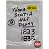 Image 5 : Nova Scotia Half Penny (2): 1823; 1832