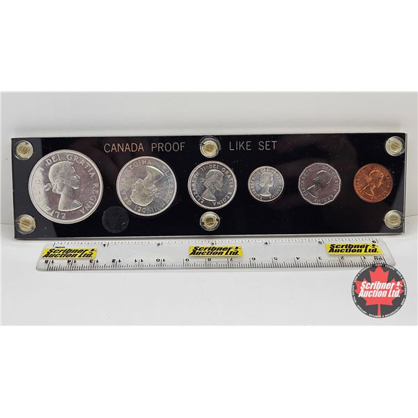 Canada Proof Like Set 1961 in Hardshell Display Holder