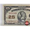 Image 2 : Dominion of Canada Twenty Five Cent "Shinplaster" 1923 : Hyndman/Saunders #058580