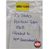 Image 3 : United States : Political Token for the 14th Amendment - July 1868