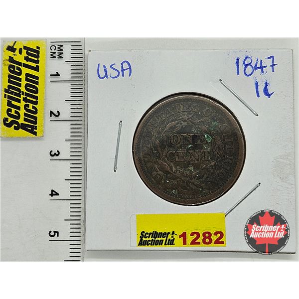 USA Large Cent 1847