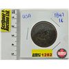 Image 1 : USA Large Cent 1847