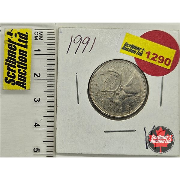 Canada Twenty Five Cent 1991